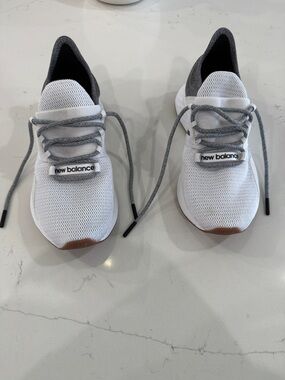 New Balance White and Gray sneakers